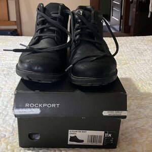 Rockport Black Leather Men's Boots